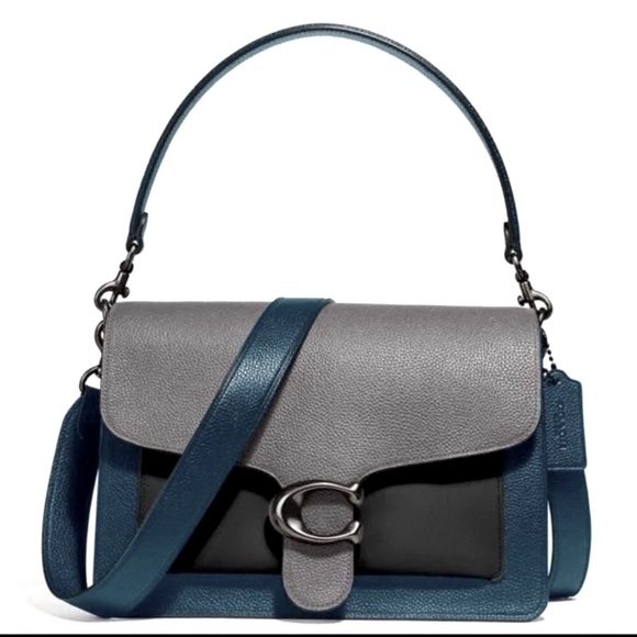 Coach Handbags - Coach Tabby Color Block Blue Grey Shoulder Bag
